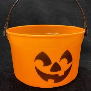 1986 McDonald's Vintage Halloween Orange Boo Bucket McPunk'n No Lid Mc Punk'n
